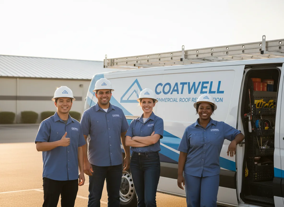 Commercial roof coating company in Glasco, NY